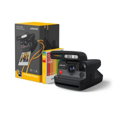 Image de Polaroid Bundle Appareil Photo Instantané Flip Black + Color Film (1016878155)