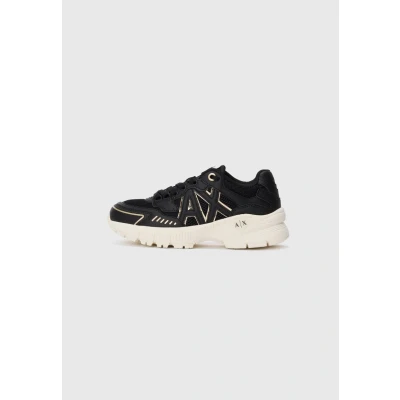 Afbeelding van Lace Up Polyester Sneakers with Laces Black