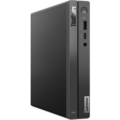 Afbeelding van Lenovo ThinkCentre neo 50q Mini PC Core i5 Intel UHD Graphics 8 GB RAM 256 SSD Windows 11 Pro Zwart
