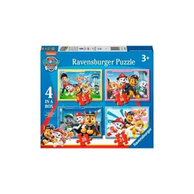 Afbeelding van Ravensburger 4In1 Puzzel Paw Patrol 12 24 Stukjes