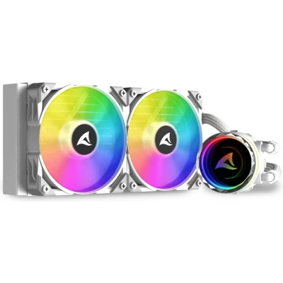 Afbeelding van Box ventilator Sharkoon S80 White RGB AIO