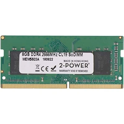 Afbeelding van 2 Power 8GB DDR4 2666MHz CL19 SoDIMM (2666 MHz, RAM, SO DIMM), RAM