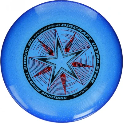 Afbeelding van Discraft UltraStar Frisbee Blauw met Glitters 175 gram