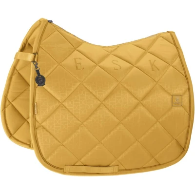 Afbeelding van Eskadron Zadeldekje Glossy Bit Platinum &#039;25 Dressuur Golden Yellow Full Agradi.be