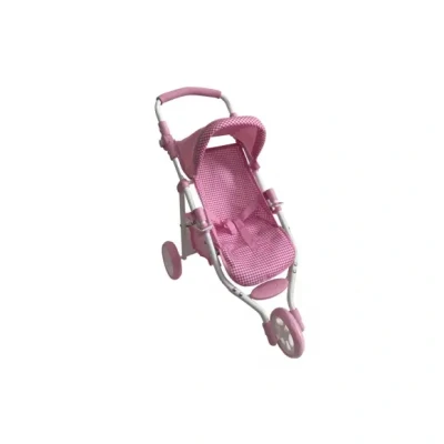 Afbeelding van Poppenwagen Driewieler Poppenbuggy plooibaar 3 wieler