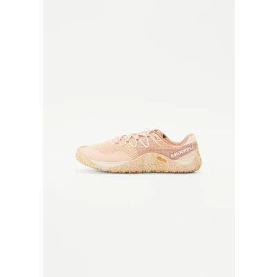 Afbeelding van Merrell Trail Glove 7 hardloopschoenen, Dames, Maat: 41, Pink salt Textiel/ synthetisch