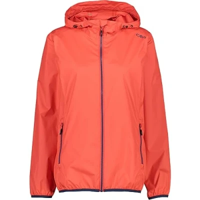 Afbeelding van Cmp Rain Fix Hood 32x5796 Jasje Rood XS Vrouw