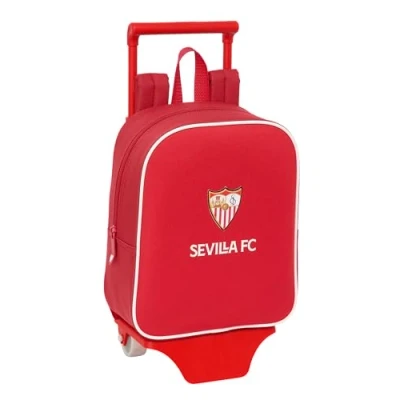 Afbeelding van Schoolrugzak met Wielen Sevilla Fútbol Club Rood 22 x 27 10 cm