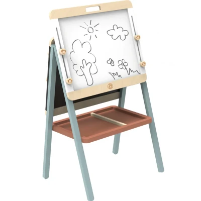 Afbeelding van Speedy monkey dubbelzijdig schoolbord met verstelbare hoogte