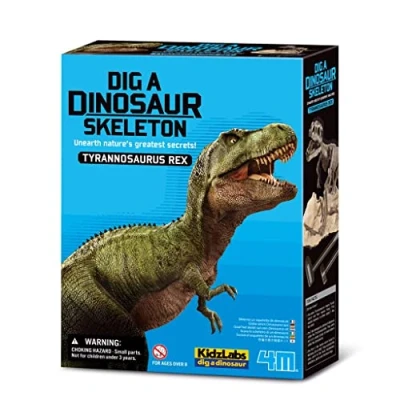Afbeelding van 4M STEAM toys Kidzlabs Dinosaur Graaf Je Dinosaurus Op Tyrannosaurus Rex
