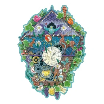 Afbeelding van Ravensburger houten puzzel Cuckoo Clock Legpuzzel 300 stukjes