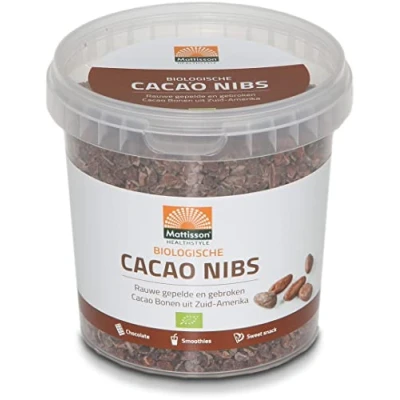 Afbeelding van Mattisson Biologische Cacao Nibs 400 g