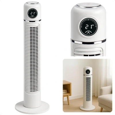 Afbeelding van Cheqo® Torenventilator Ventilator Fan Airco Alternatief Kolomventilator Stille Slaapkamer Met Afstandsbediening en Oscillatie