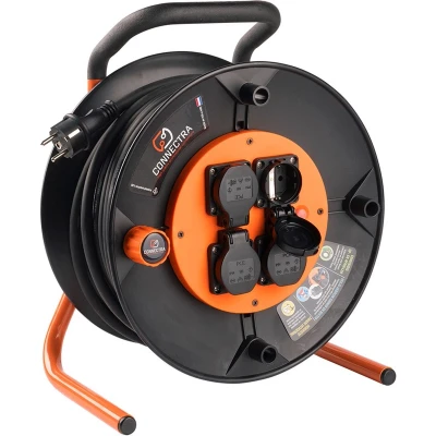 Afbeelding van Connectra 47.865.10 Kabelhaspel Expert Pro 50m H07RN F 3 x 1.5 mm²