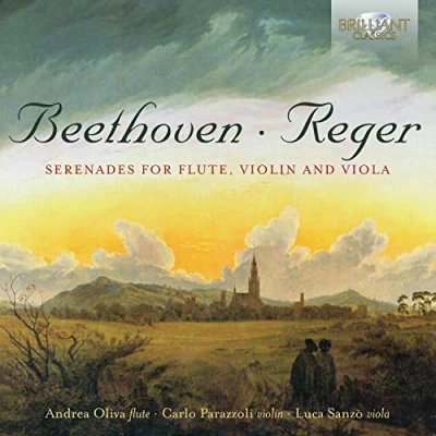 Afbeelding van Oliva Andrea Beethoven, Reger: Serenades For Flute, Violin And (CD)