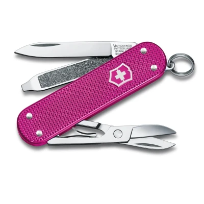 Afbeelding van Victorinox Classic Alox Colors Zakmes Flamingo Party 5 Functies