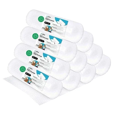 Afbeelding van rouleau en plastique à bulles, bulles recyclé pour l&#039;emballage, le déménagement, l&#039;emballage et les boîtes, · m office (50cmx5m,