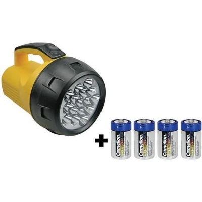 Afbeelding van Zaklamp Perel (16 LEDs, Laag verbruik)