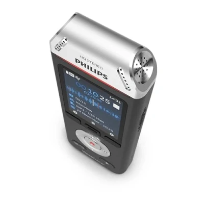 Image de Philips Digital Voice Tracer DVT2110 Enregistreur vocal 8 Go noir chrome