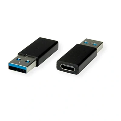 Afbeelding van USB A naar C adapter Value 3.0 (Zwart)