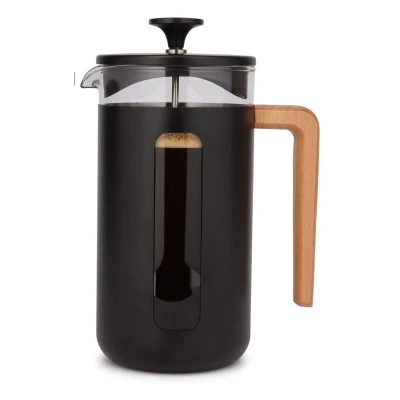 Afbeelding van La Cafetière Cafetiere Pisa RVS / Zwart 1 Liter 7 kops