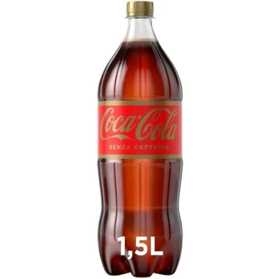 Afbeelding van Cola Senza Caffeina PET koolzuurhoudende dranken, 1,5 l, cola, cafeïnevrij, drank, 6 stuks
