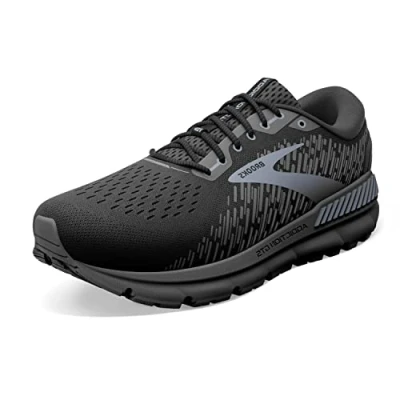 Afbeelding van Brooks Addiction Gts 15 Hardloopschoenen voor heren, ebbenhout zwart
