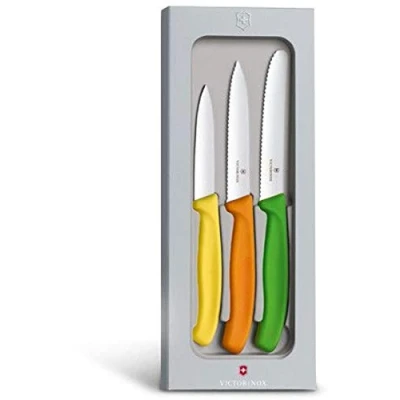 Afbeelding van Victorinox Schilmessenset Bright 3 Delig