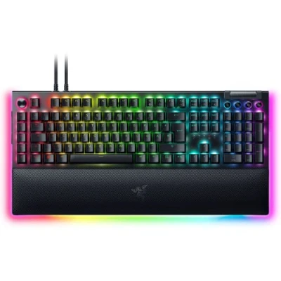 Afbeelding van RAZER BlackWidow V4 Pro Green Switch Gaming toetsenbord Kabelgebonden QWERTZ, Duits Zwart Verlicht
