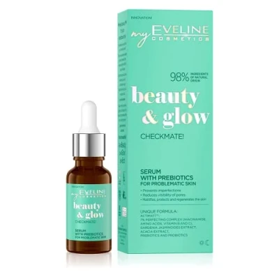 Afbeelding van Eveline Cosmetics Beauty Glow Mattifying Serum With Probiotics 18ml