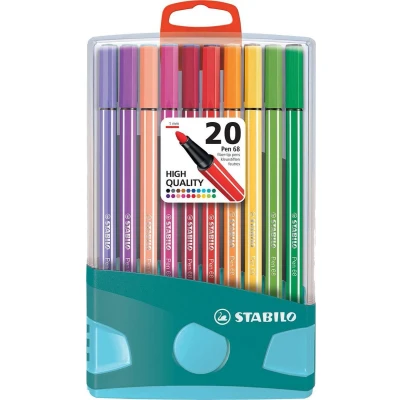 Afbeelding van STABILO Pen 68 Premium viltstiften Colorparade met 20 Kleuren