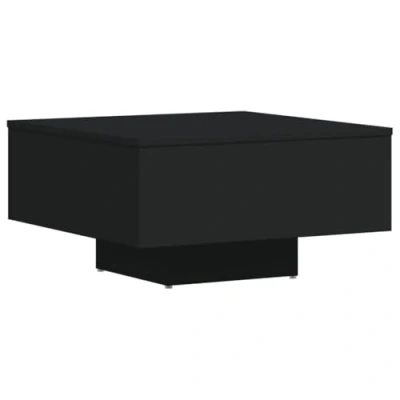 Image de vidaXL Table basse noir 60x60x31,5 cm bois d&#039;ingénierie806886