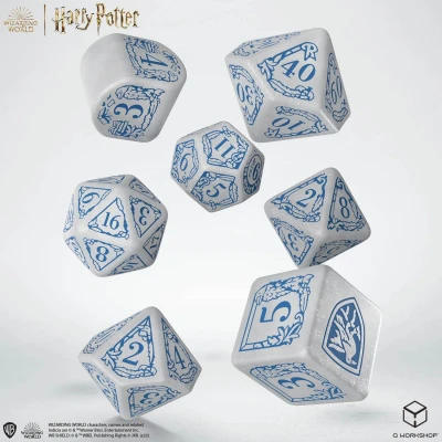 Afbeelding van Harry Potter: Ravenclaw Modern Dice Set White (7ST) Accessoires