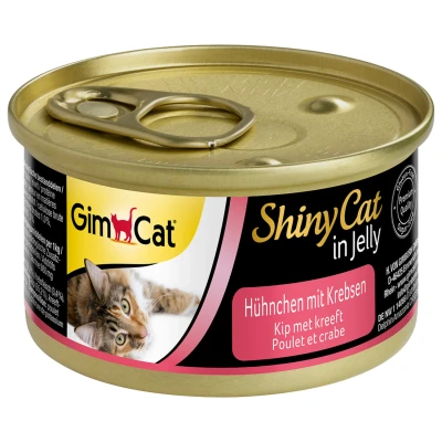 Afbeelding van Gimcat Shinycat Adult 70 g Kattenvoer Kip&amp;Kreeft