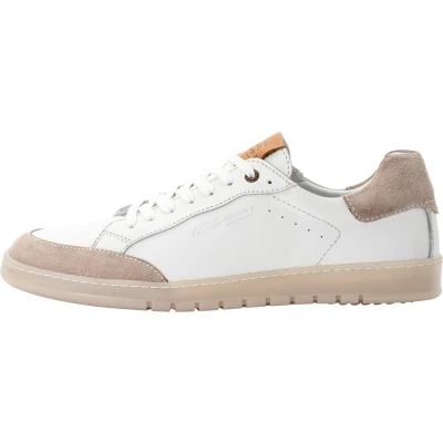 Afbeelding van camel active Sneaker van echt leer Maat menswear 46 Bruin Wit