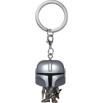 Afbeelding van Funko Pop! Sleutelhanger: Star Wars: The Mandalorian Vinyl Minifiguur om te verzamelen fancy sleutelhanger kerstcadeau cadeau idee Officiële producten TV Fans