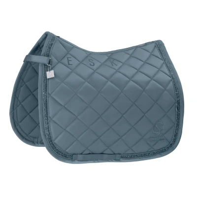 Image de Eskadron Tapis de Selle Classic Sports Glossy Jewel Dressage Steel BlueVendu par Agradi