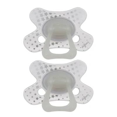 Afbeelding van Difrax Natural Fopspeen 20+ Maanden Glow in the Dark Speen 2 st.