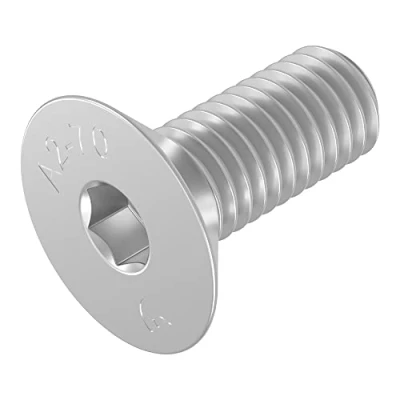 Afbeelding van SECCARO Set van 20 verzonken schroeven M6 x 16 mm roestvrij staal V2A VA A2 DIN 7991 / ISO 10642 binnenzeskant