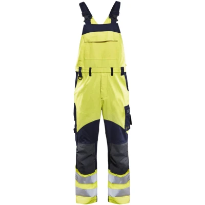 Afbeelding van Blaklader Multinorm bretelbroek Inherent 2889 1512 High Vis Geel/Marineblauw C46