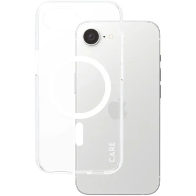 Afbeelding van PanzerGlass CARE Flagship Case transp. Urban C. w. white MagSafe iPhone SE 2025 (Apple 16e), Smartphonehoes, Transparant