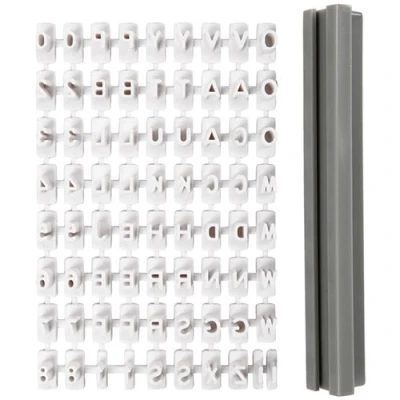 Image de Kit tampon alphabet et chiffres 83 pcs