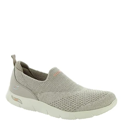 Afbeelding van Skechers Arch Fit Refine Don&#039;T Go Dames Instappers Taupe Maat 41