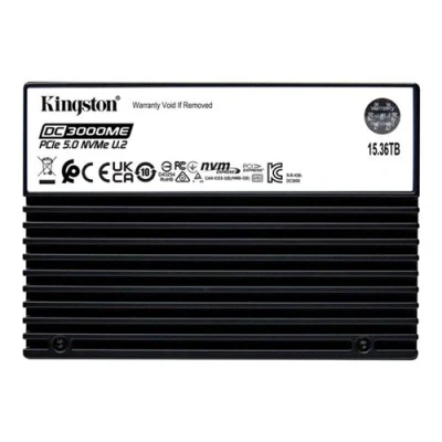 Image de Kingston DC3000ME SSD Enterprise chiffré 15.36 To interne 2.5&quot; U.2 PCIe 5.0 x4 (NVMe) AES 256 bits TCG Opal Encryption 2.0
