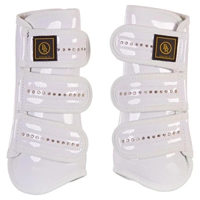 Image de BR Protèges Tendons Pro Max Vernis avec Strass Blanc M