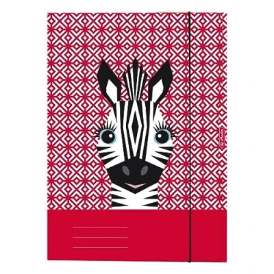 Afbeelding van Herlitz 50040353, Conventionele hechtmap, A4, Rood, Wit, Portret, Elastische band, 1 stuk(s)