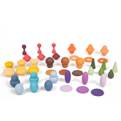Afbeelding van Tickit speelfiguren met symbolische kleuren 42st