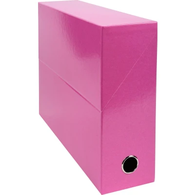 Afbeelding van Exacompta 89924E 5x Bte transfert Dos 90mm IDERAMA Rose
