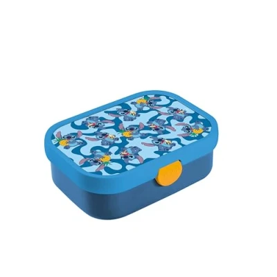 Image de Mepal Boîte à Déjeuner Campus Lunch Box Bento pour Enfants Boite Repas avec Compartiment Fermeture Clip Sans BPA et Compatible au Lave Vaisselle 750 ml Stitch