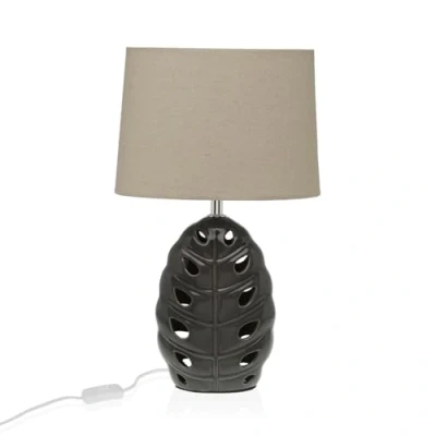 Afbeelding van Bureaulamp Versa Zilverkleurig Keramisch 13 x 33 25 cm
